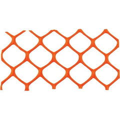 PRO-SAFE - 50' Long x 4' High, Orange Reusable Safety Fence - Apex Tool & Supply