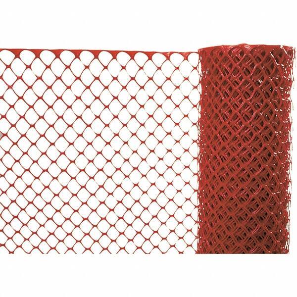 PRO-SAFE - 100' Long x 4' High, Orange Reusable Safety Fence - Apex Tool & Supply