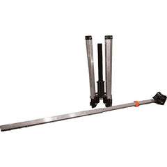 PRO-SAFE - 1-1/2' High, Traffic Sign Mounting Hardware - Aluminum, Compatible with 66" High x 48" Wide Signs, Silver - Apex Tool & Supply