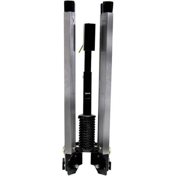 PRO-SAFE - 1-3/4' High, Traffic Sign Mounting Hardware - Aluminum, Compatible with 69" High x 48" Wide Signs, Silver - Apex Tool & Supply