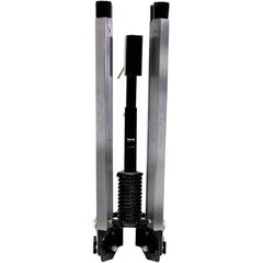 PRO-SAFE - 1-3/4' High, Traffic Sign Mounting Hardware - Aluminum, Compatible with 69" High x 48" Wide Signs, Silver - Apex Tool & Supply