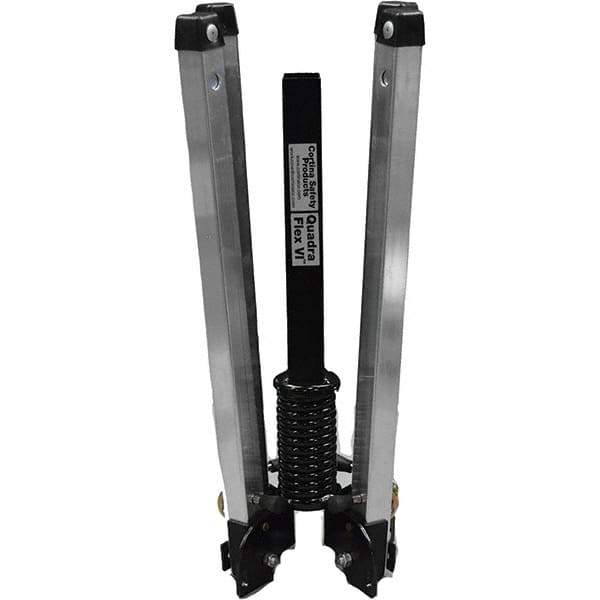 PRO-SAFE - 1-1/2' High, Traffic Sign Mounting Hardware - Aluminum, Compatible with 66" High x 48" Wide Signs, Silver - Apex Tool & Supply