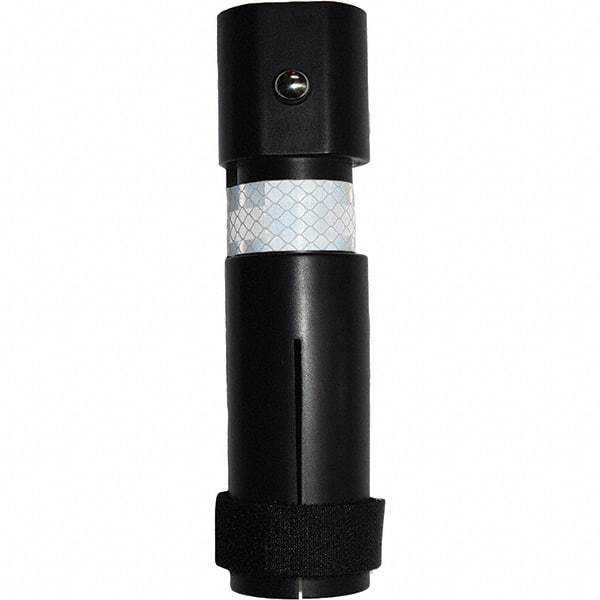 PRO-SAFE - 1/2' High, Traffic Sign Mounting Hardware - Composite, Compatible with 30" High x 24" Wide Signs, Black - Apex Tool & Supply