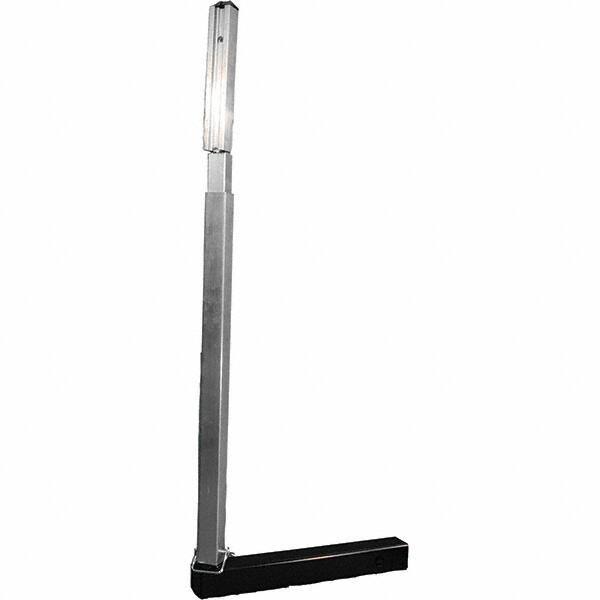 PRO-SAFE - 3.291' High, Traffic Sign Mounting Hardware - Aluminum, Compatible with 55" High x 48" Wide Signs, Silver - Apex Tool & Supply