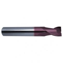 13/32 Dia. x 2-3/4 Overall Length 2-Flute Square End Solid Carbide SE End Mill-Round Shank-Center Cut-Firex - Apex Tool & Supply