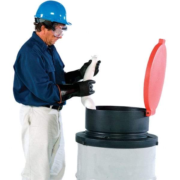 UltraTech - 11" High x 24-1/2" Diam, Polyethylene, Open Head Funnel - 5 Gal Drum/Pail Capacity - Apex Tool & Supply