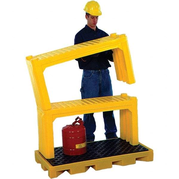UltraTech - 4' Long x 1.2' Wide x 24" High, Spill Containment Stacking Shelf - Compatible with Spill Pallets & Decks - Apex Tool & Supply
