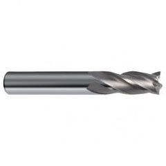 25/64 Dia. x 2-1/2 Overall Length 4-Flute Square End Solid Carbide SE End Mill-Round Shank-Center Cut-Uncoated - Apex Tool & Supply