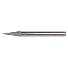 1/8″ × 3″ Electroplated Diamond Hone-150 Grit; 6 Degree Included Angle - Apex Tool & Supply