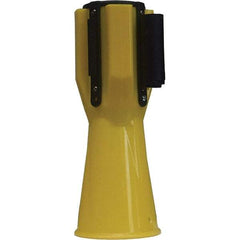 PRO-SAFE - 3-1/2" Wide x 9" High Styrene Barrier Tape - 0.5 Lb, Yellow - Apex Tool & Supply