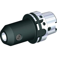 Kennametal - HSK125A 4.9" Shank Diam Taper Shank 1" Hole End Mill Holder/Adapter - 2" Nose Diam, 4-1/4" Projection, Through Coolant - Exact Industrial Supply