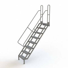 TRI-ARC - Rolling & Wall Mounted Ladders & Platforms Type: Stairway Slope Ladder Style: Stair Unit - Apex Tool & Supply