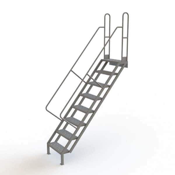 TRI-ARC - Rolling & Wall Mounted Ladders & Platforms Type: Stairway Slope Ladder Style: Stair Unit - Apex Tool & Supply
