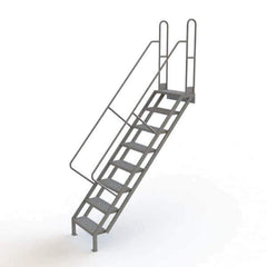 TRI-ARC - Rolling & Wall Mounted Ladders & Platforms Type: Stairway Slope Ladder Style: Stair Unit - Apex Tool & Supply