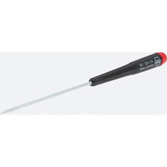 Wiha - 3mm Blade Width, Precision & Slotted Screwdriver Set - 100mm Blade Length, Straight Shank, Impact & Chemical Resistant Handle - Apex Tool & Supply
