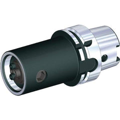 Kennametal - KM80 System Size, Modular Tool Holding System Adapter - 130mm Projection, 80mm Body Diam, 192.9mm OAL, Through Coolant - Exact Industrial Supply