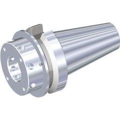 Kennametal - SIF80 System Size, Modular Tool Holding System Adapter - 63mm Projection, 80mm Body Diam, 128.4mm OAL, Through Coolant - Exact Industrial Supply