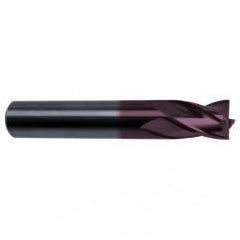 19/64 Dia. x 2-1/2 Overall Length 4-Flute Square End Solid Carbide SE End Mill-Round Shank-Center Cut-Firex - Apex Tool & Supply