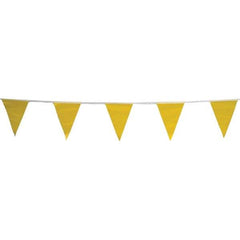 PRO-SAFE - Pennants Color: Yellow Overall Length (Feet): 60.00 - Apex Tool & Supply