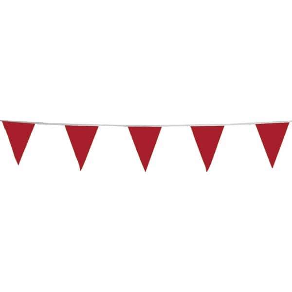 PRO-SAFE - Pennants Color: Red Overall Length (Feet): 100.00 - Apex Tool & Supply
