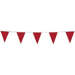 PRO-SAFE - Pennants Color: Red Overall Length (Feet): 100.00 - Apex Tool & Supply