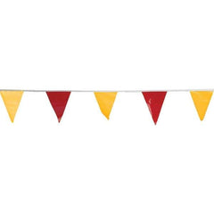 PRO-SAFE - Pennants Color: Red/Yellow Overall Length (Feet): 105.00 - Apex Tool & Supply