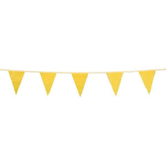 PRO-SAFE - Pennants Color: Yellow Overall Length (Feet): 100.00 - Apex Tool & Supply