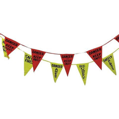 PRO-SAFE - Pennants Color: Red/Yellow Overall Length (Feet): 60.00 - Apex Tool & Supply