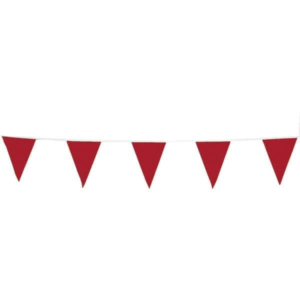 PRO-SAFE - Pennants Color: Red Overall Length (Feet): 105.00 - Apex Tool & Supply
