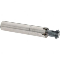 Accupro - 1/2° 1/2" Cut Diam, 0.187" Cut Width, 1/2" Shank, Solid Carbide Double-Angle Cutter - Apex Tool & Supply