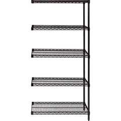 Quantum Storage - 48" Wide, 74 High, Open Shelving Accessory/Component - Use with #1630 Built-In Combination Lock - Apex Tool & Supply