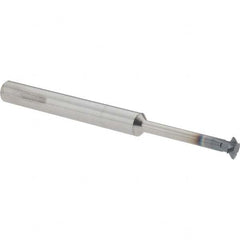 Accupro - 1/4° 1/4" Cut Diam, 0.072" Cut Width, 1/4" Shank, Solid Carbide Double-Angle Cutter - Apex Tool & Supply
