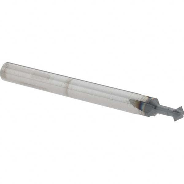 Accupro - 5/32° 5/32" Cut Diam, 0.078" Cut Width, 3/16" Shank, Solid Carbide Double-Angle Cutter - Apex Tool & Supply