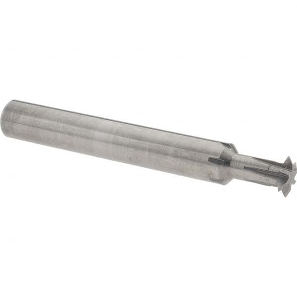 Accupro - 5/16° 5/16" Cut Diam, 0.072" Cut Width, 5/16" Shank, Solid Carbide Double-Angle Cutter - Apex Tool & Supply