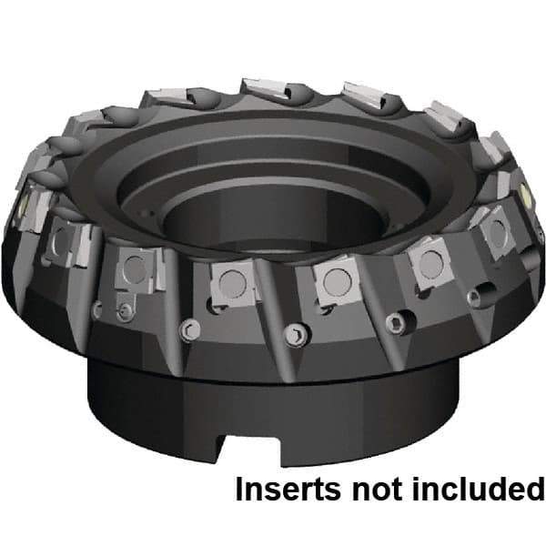 Kennametal - 125mm Cut Diam, 40mm Arbor Hole, 6.5mm Max Depth of Cut, 20° Indexable Chamfer & Angle Face Mill - 12 Inserts, SPHX 15T6... Insert, Right Hand Cut, 12 Flutes, Through Coolant, Series Fix-Perfect - Apex Tool & Supply