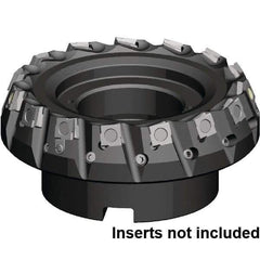 Kennametal - 125mm Cut Diam, 40mm Arbor Hole, 6.5mm Max Depth of Cut, 20° Indexable Chamfer & Angle Face Mill - 12 Inserts, SPHX 15T6... Insert, Right Hand Cut, 12 Flutes, Through Coolant, Series Fix-Perfect - Apex Tool & Supply