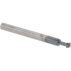 Accupro - 1/8° 1/8" Cut Diam, 0.062" Cut Width, 1/8" Shank, Solid Carbide Double-Angle Cutter - Apex Tool & Supply