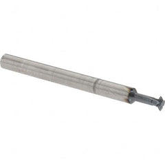 Accupro - 1/8° 1/8" Cut Diam, 0.036" Cut Width, 1/8" Shank, Solid Carbide Double-Angle Cutter - Apex Tool & Supply