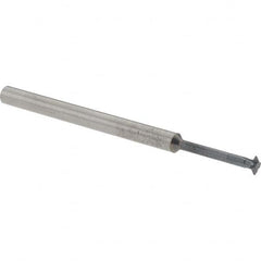 Accupro - 1/8° 1/8" Cut Diam, 0.036" Cut Width, 1/8" Shank, Solid Carbide Double-Angle Cutter - Apex Tool & Supply