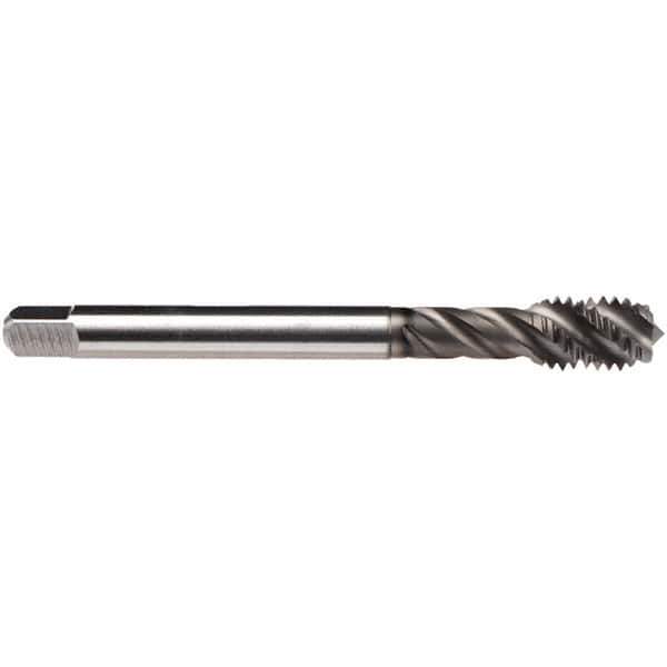 Emuge - 3/4-10 UNC 4 Flute BT Bottoming Spiral Flute Tap - High Speed Steel, GLT-1 Finish, 4.921" OAL, Right Hand Flute, Right Hand Thread, Series CU51C400 - Apex Tool & Supply