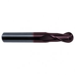 1/16" Dia. - 1-1/2" OAL - 30 Helix Firex CBD Ball Nose EM - 2 FL - Apex Tool & Supply