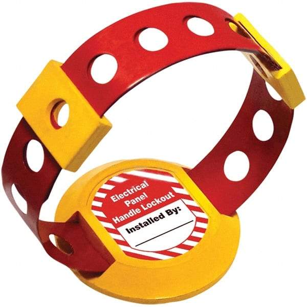 NMC - Plastic Circuit Breaker Panel Lockout - 1 Padlock, 1 Circuit, English - Apex Tool & Supply