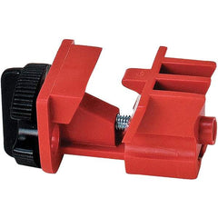 NMC - Plastic Multi-Pole Circuit Breaker Lockout - 120/277 Volt, 1 Padlock, 2 Circuits, English - Apex Tool & Supply
