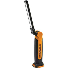 GearWrench - 3.7 Volts, 500 Lumens, Cordless Work Light - Black & Orange, 3 hr on High Setting, 6 hr on Low Setting Run Time - Apex Tool & Supply