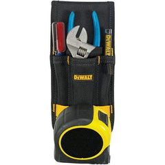 CLC - General Purpose Holster with 4 Pockets - Ballistic Polyester, Black/Yellow - Apex Tool & Supply