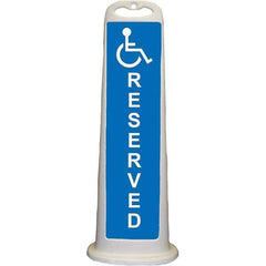 PRO-SAFE - Traffic Barrels, Delineators & Posts Type: Vertical Panel Material: Polyethylene - Apex Tool & Supply