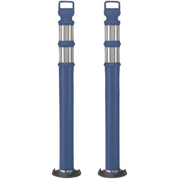 PRO-SAFE - 2 4-Piece Kits 45" High x 6" Wide, Reflective Delineator Post - Apex Tool & Supply