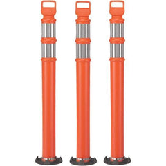 PRO-SAFE - Traffic Barrels, Delineators & Posts Type: Delineator Post Material: Polyethylene - Apex Tool & Supply