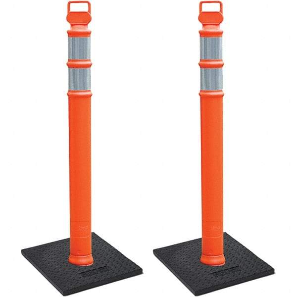 PRO-SAFE - Traffic Barrels, Delineators & Posts Type: Delineator Post Material: Polyethylene - Apex Tool & Supply