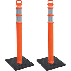 PRO-SAFE - Traffic Barrels, Delineators & Posts Type: Delineator Post Material: Polyethylene - Apex Tool & Supply